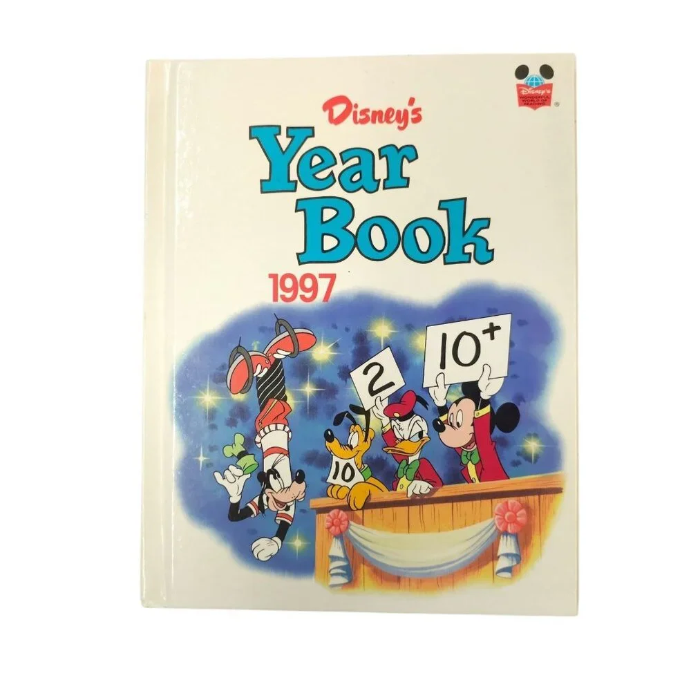 Disneys Year Book 1997 Hardcover Fern Mamberg Recap Events Stories Grolier